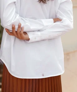Jenni Kayne Dutton Embroidered Shirt White Best