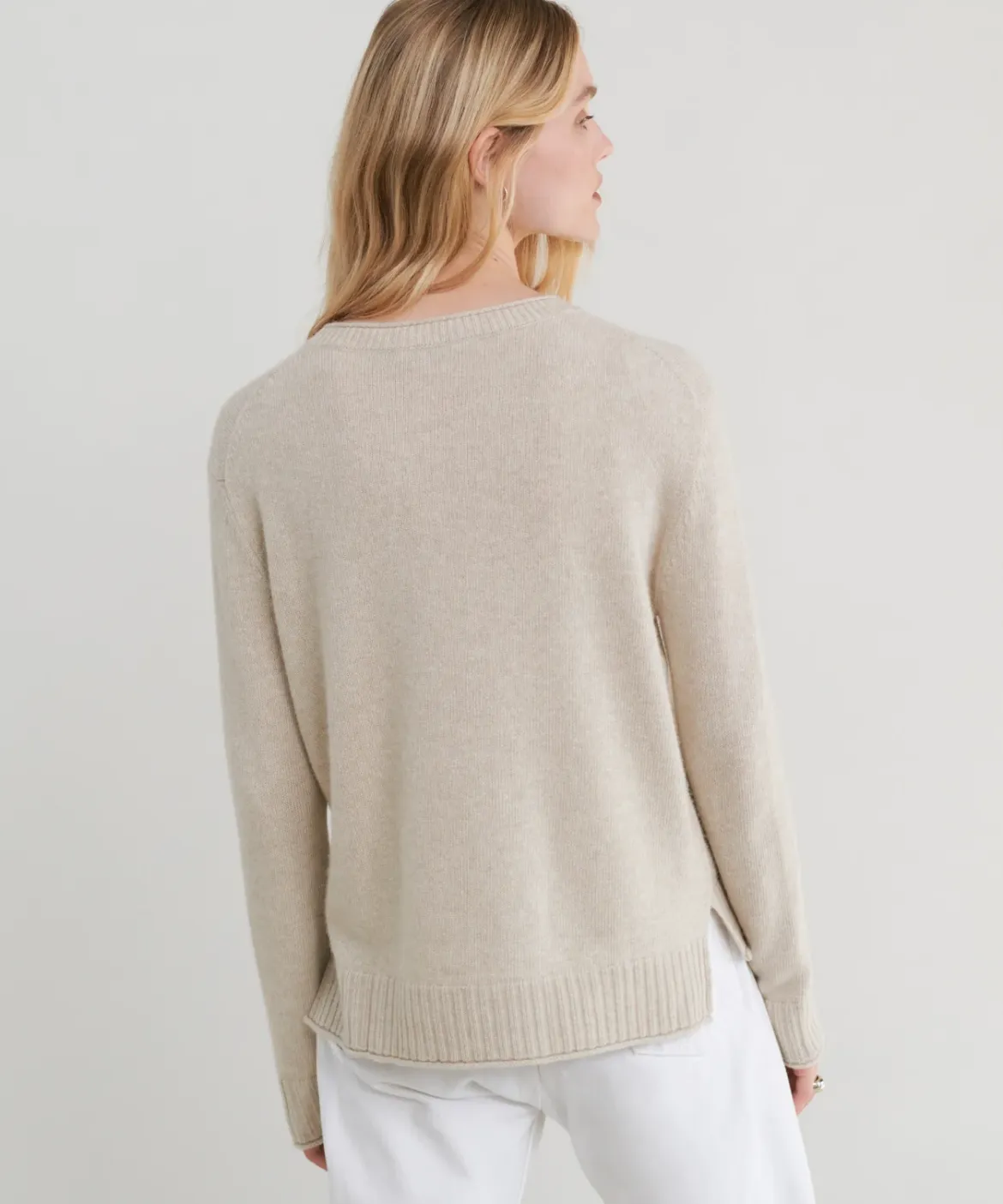 Jenni Kayne Everyday Sweater Oatmeal Outlet