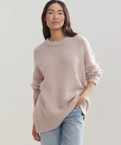 Jenni Kayne Foster Cotton Sweater Blush Discount