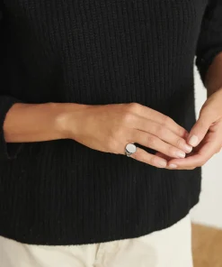 Jenni Kayne Gemma Signet Ring White Gold Sale