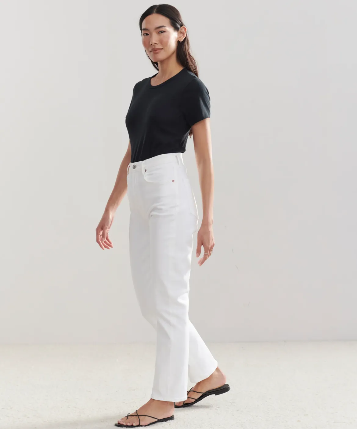 Jenni Kayne High Rise Stovepipe Jean Cake Sale