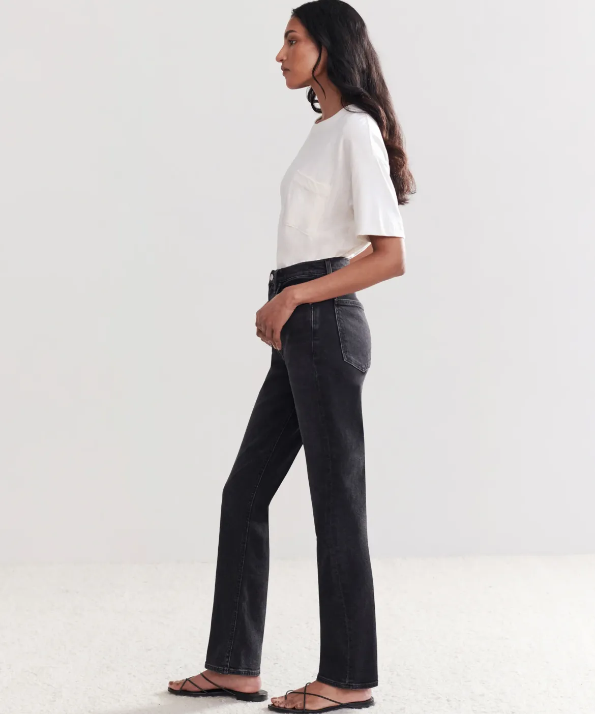 Jenni Kayne High Rise Stovepipe Jean Hush Sale
