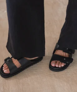 Jenni Kayne Hutton Slide Sandal Black Fashion