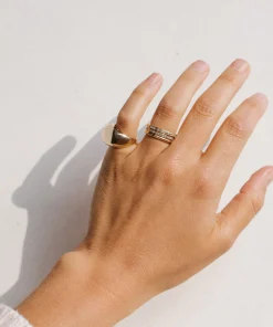 Jenni Kayne Iris Eternity Band Gold New