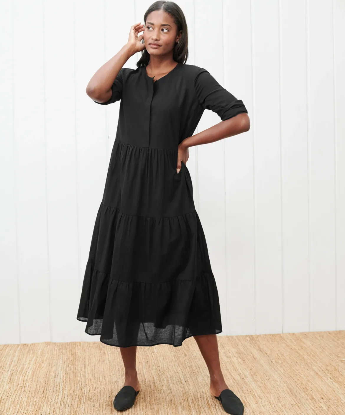 Jenni Kayne James Dress Black Sale