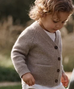 Jenni Kayne Kids' Stanford Cardigan Taupe Sale