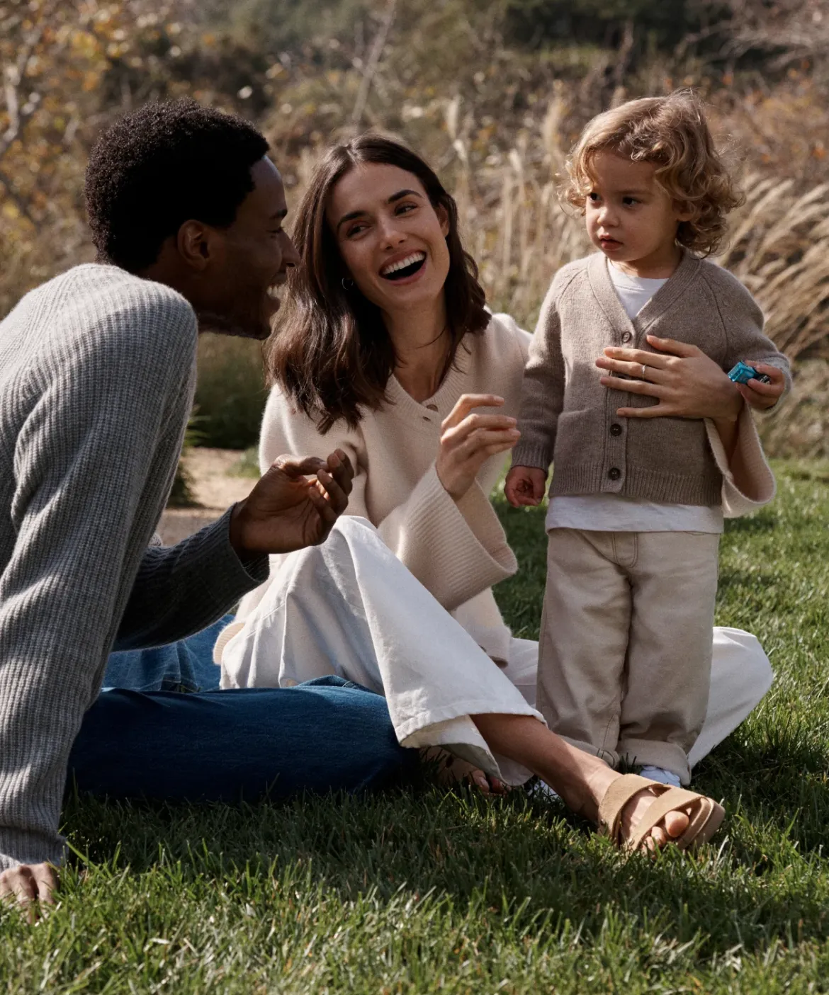 Jenni Kayne Kids' Stanford Cardigan Taupe Sale