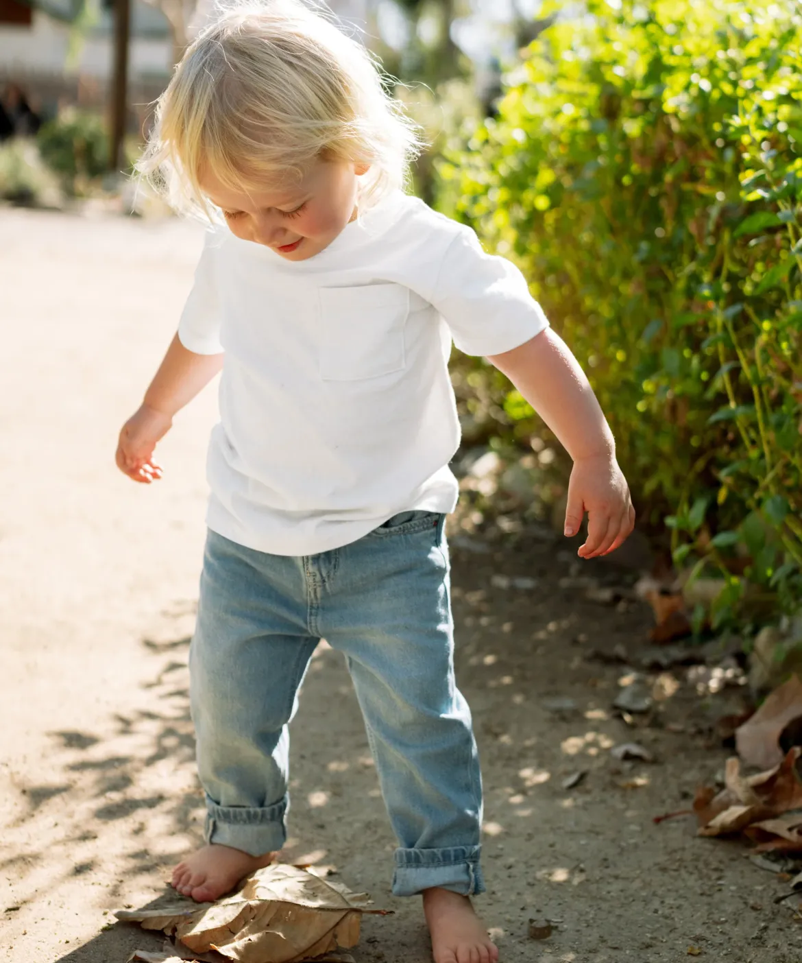 Jenni Kayne Kids' Vintage Pocket Tee Ivory Sale