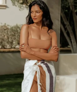 Jenni Kayne Kumu Bikini Top Terracotta Outlet