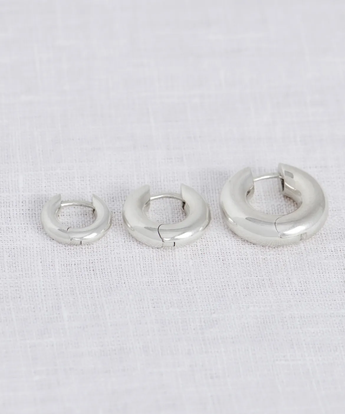Jenni Kayne Large Bagel Hoops Silver Outlet