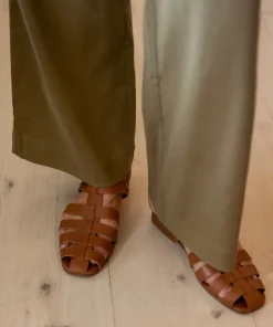 Jenni Kayne Leather Lake Sandal Saddle Sale