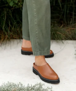 Jenni Kayne Leather Lug Mule Canyon Clearance