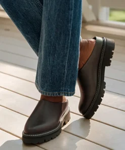 Jenni Kayne Leather Lug Mule Caribou Discount