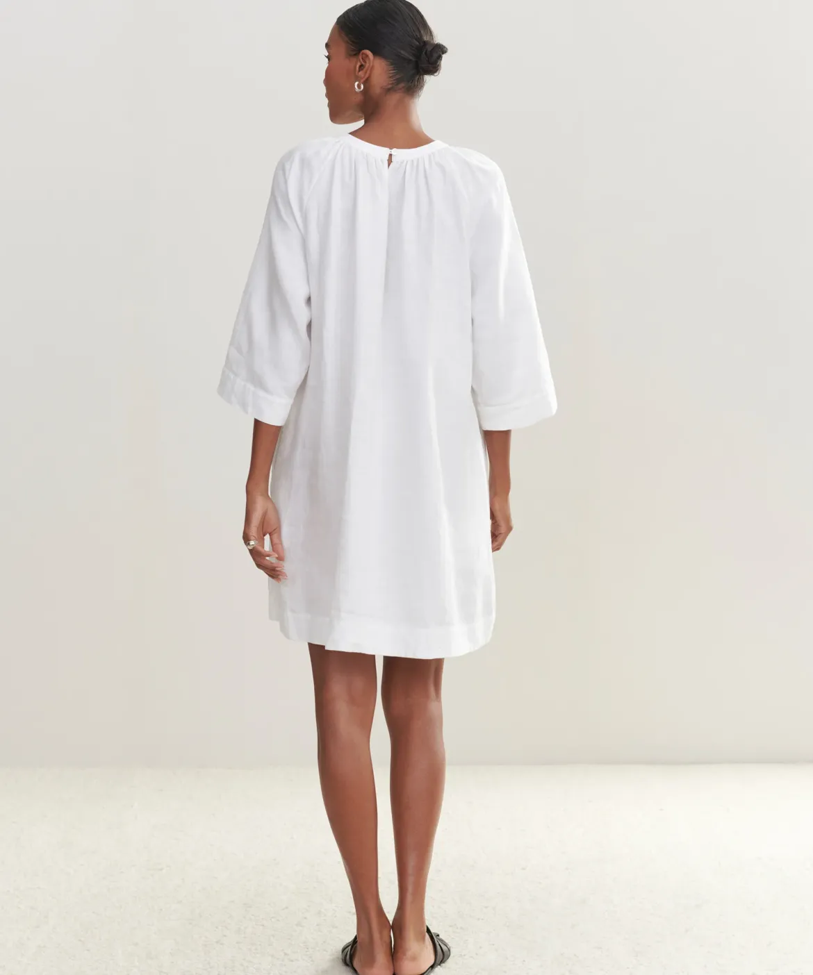 Jenni Kayne Linen August Dress White Best