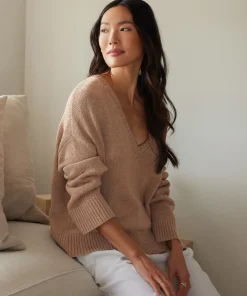 Jenni Kayne Linen Dylan Sweater Sienna Online