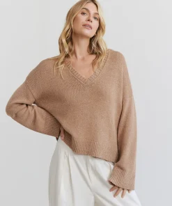 Jenni Kayne Linen Dylan Sweater Sienna Online