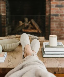 Jenni Kayne Linen House Slipper Natural Best