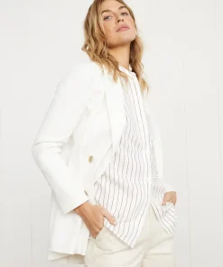 Jenni Kayne Linen Keaton Blazer Ivory Clearance