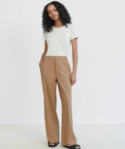 Jenni Kayne Linen Keaton Pant Khaki Outlet