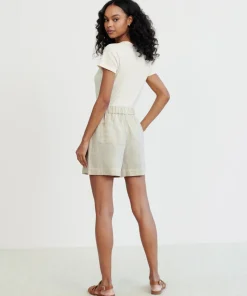 Jenni Kayne Linen Logan Short Natural New