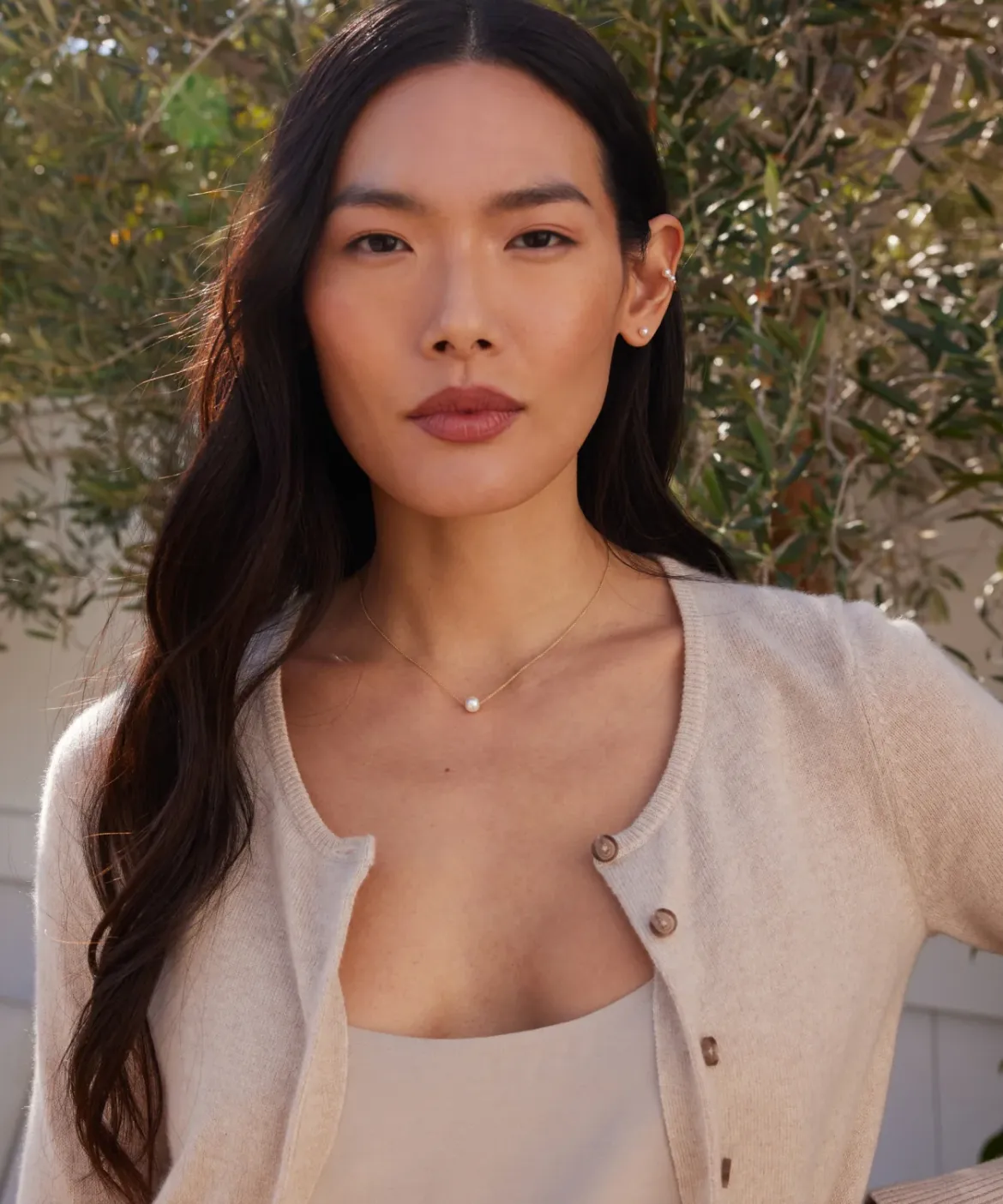 Jenni Kayne Loren Pearl Ear Cuff Gold Discount