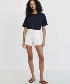 Jenni Kayne Low Slung Short Vintage White Discount