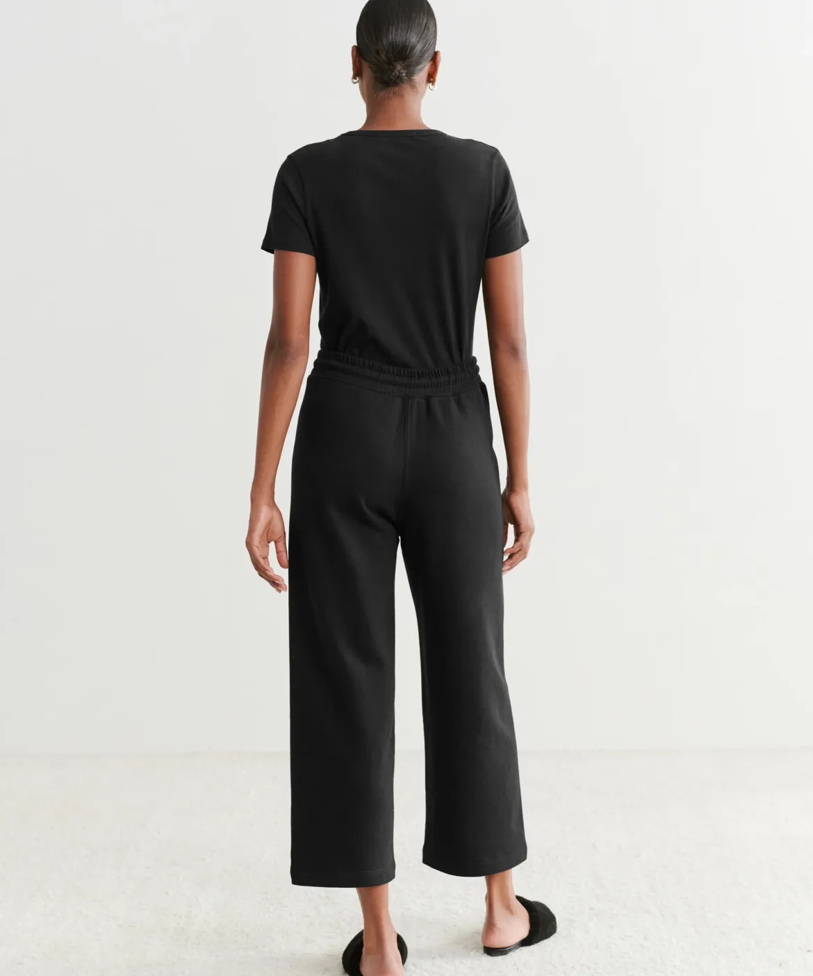 Jenni Kayne Marina Sweatpant Black Clearance