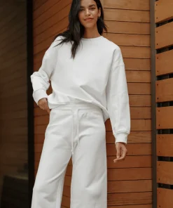 Jenni Kayne Marina Sweatpant White Sale