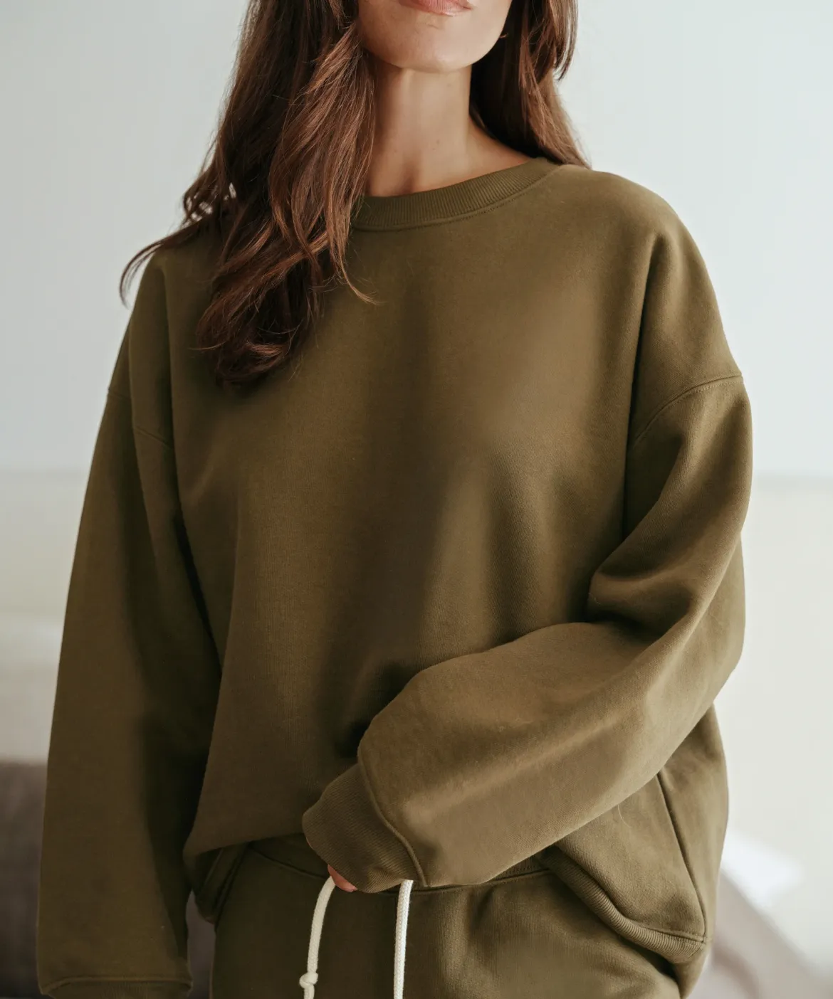 Jenni Kayne Marina Sweatshirt Army Best