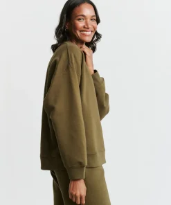Jenni Kayne Marina Sweatshirt Army Best