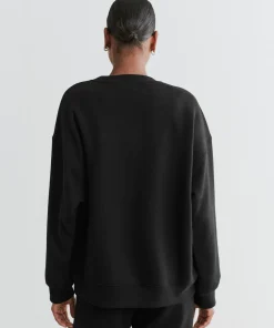 Jenni Kayne Marina Sweatshirt Black New