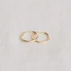 Jenni Kayne Medium Eloise Hoops Gold Clearance