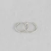 Jenni Kayne Medium Eloise Hoops White Gold Fashion
