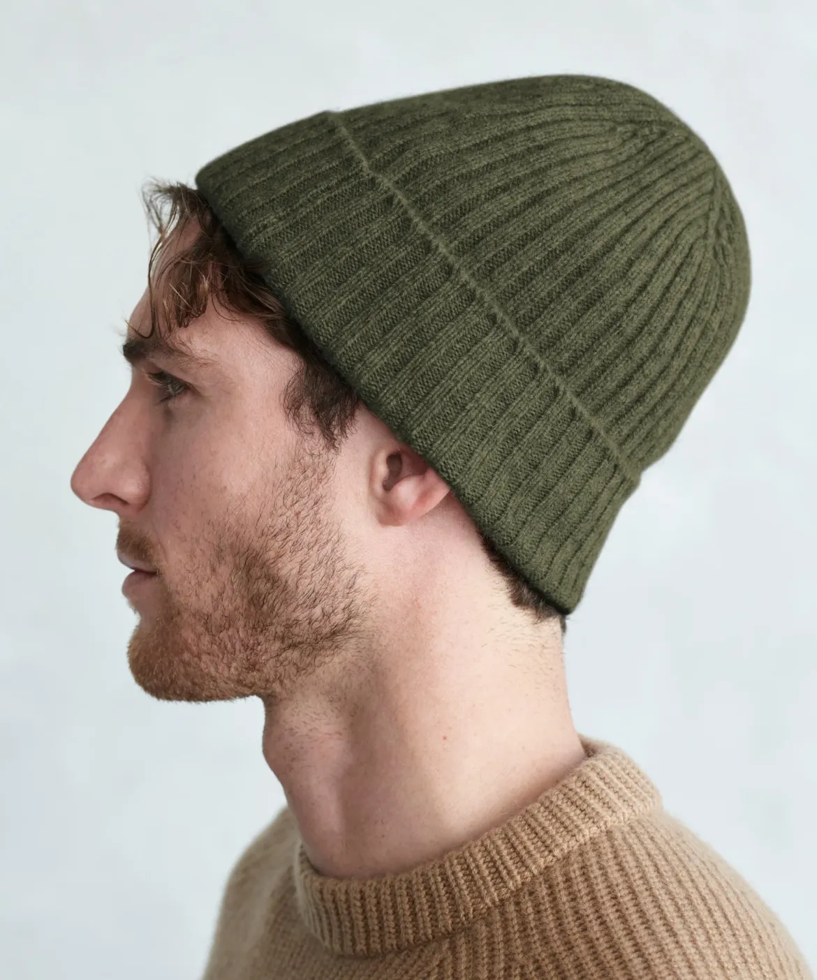 Jenni Kayne Men'S Cashmere Beanie Olive Sale