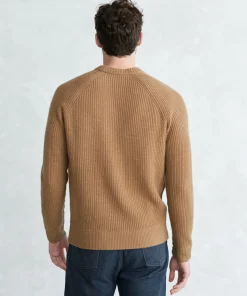 Jenni Kayne Men'S Fisherman Sweater Camel Fashion