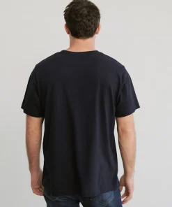 Jenni Kayne Men'S Vintage Pocket Tee Navy New