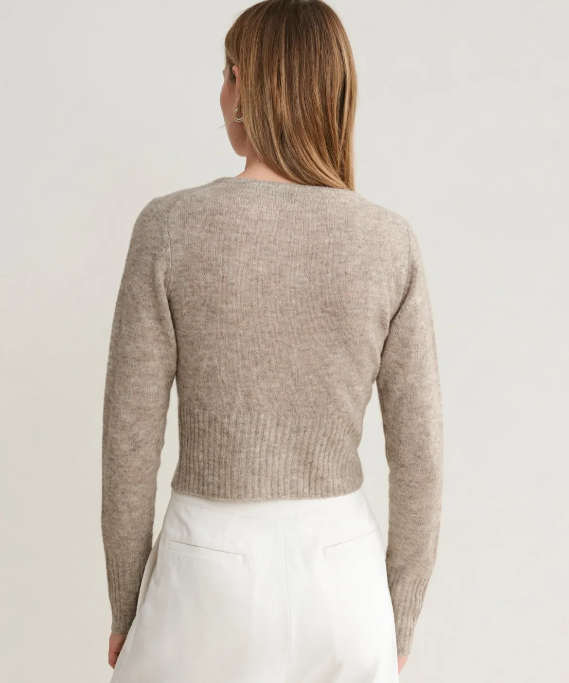 Jenni Kayne Merino Finley Cardigan Desert Hot