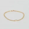 Jenni Kayne Merit Emerald Cut Bracelet Gold New