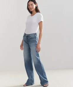 Jenni Kayne Mid Rise Wide Leg West Coast Fade Sale