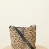 Jenni Kayne Mini Pony Hair Bucket Bag Cheetah Outlet