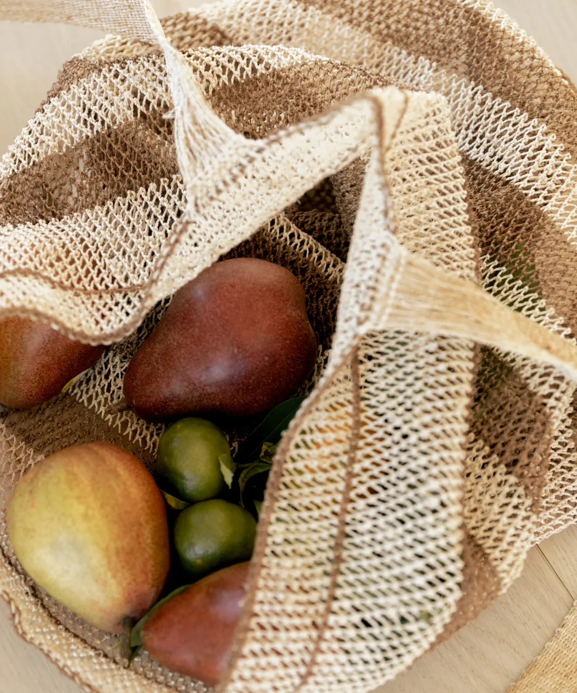 Jenni Kayne Natural Lao Vine Tote Natural Stripe Best