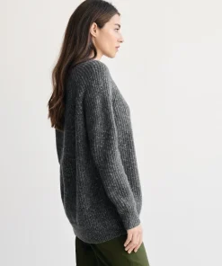 Jenni Kayne Oversized Cashmere Fisherman Charcoal Online