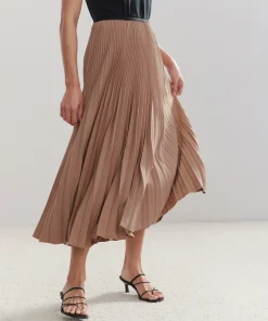Jenni Kayne Pleated Skirt Nude Best