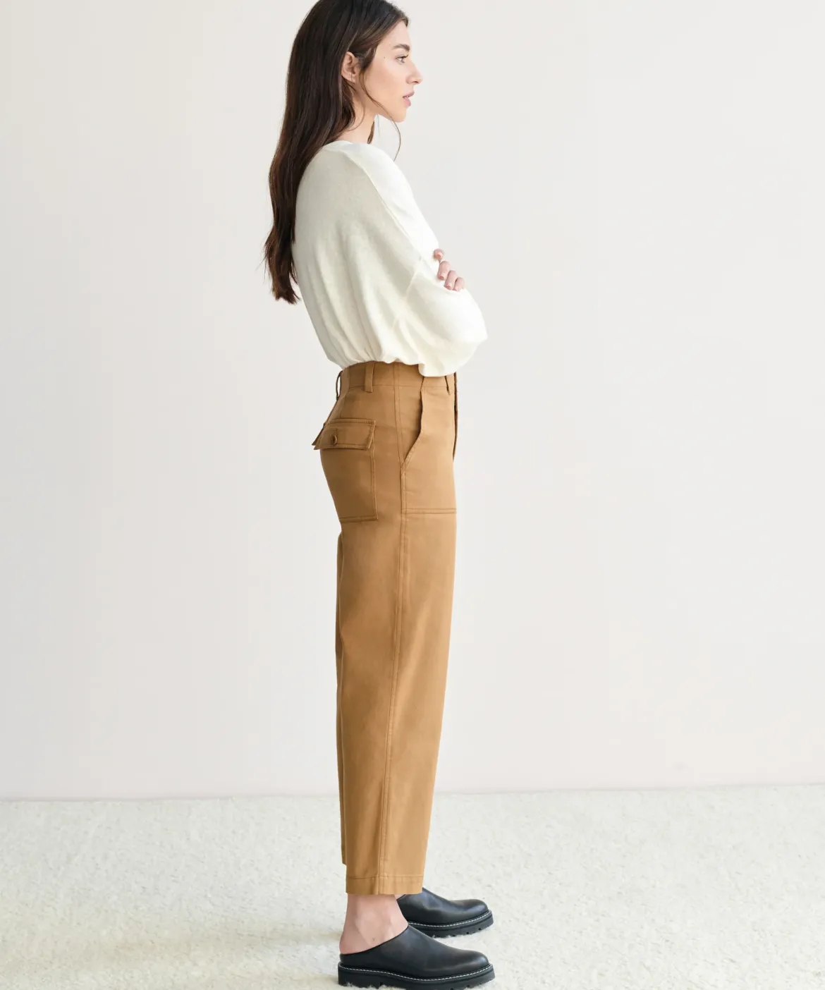 Jenni Kayne Ranger Trouser Tan Sale