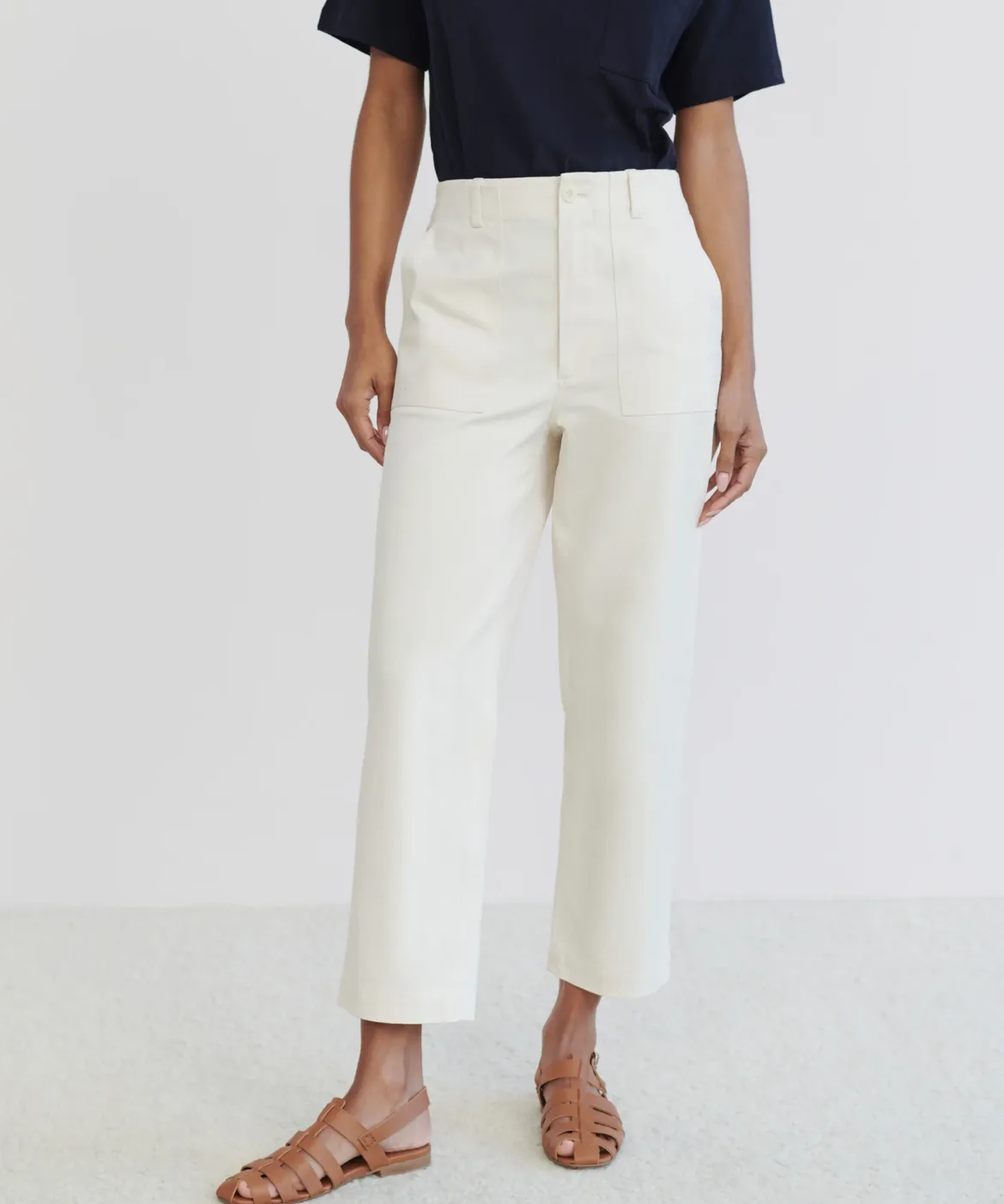 Jenni Kayne Ranger Trouser Ivory Fashion