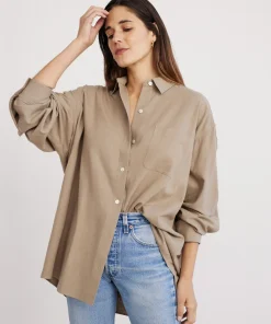 Jenni Kayne Relaxed Oversized Shirt Hazel Best