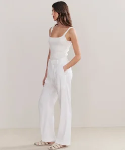 Jenni Kayne Riley Trouser White Clearance