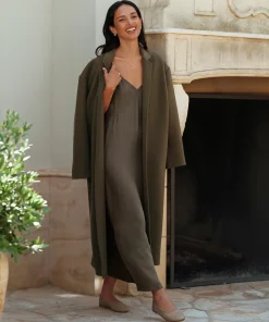 Jenni Kayne Rio Slip Dress Moss Discount