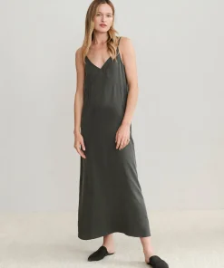 Jenni Kayne Rio Slip Dress Charcoal Sale