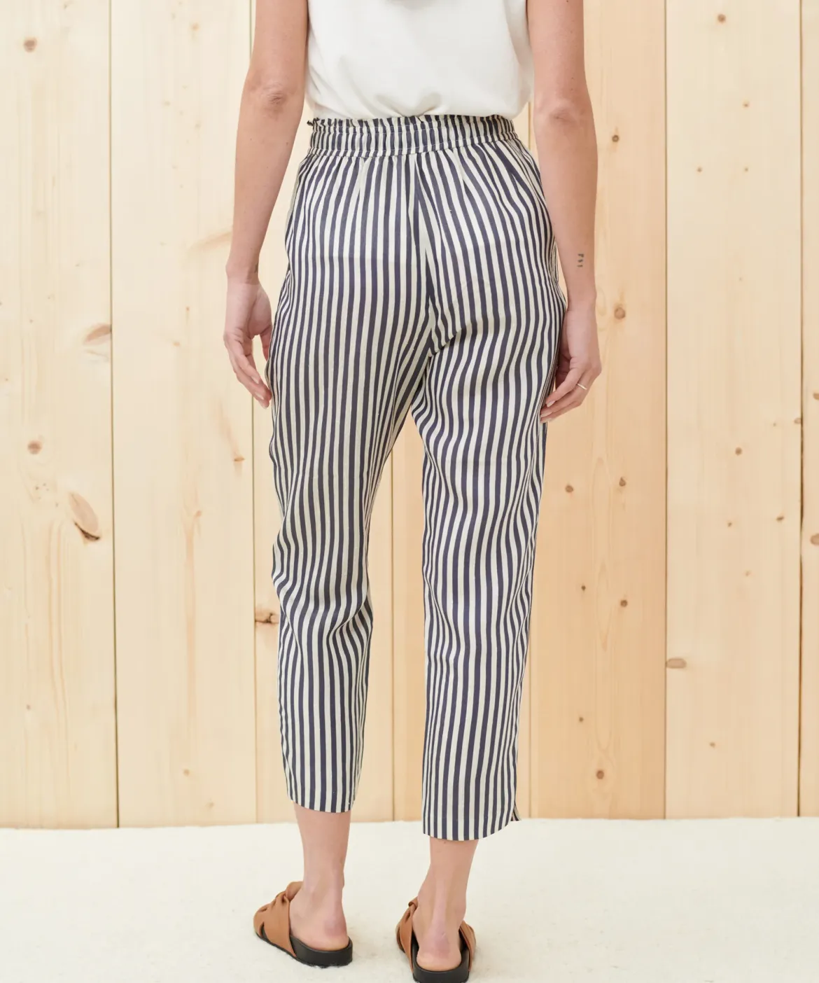 Jenni Kayne Rio Trouser Ink Stripe Discount